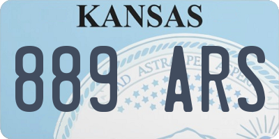 KS license plate 889ARS