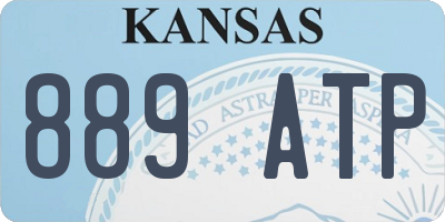KS license plate 889ATP