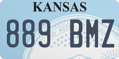 KS license plate 889BMZ