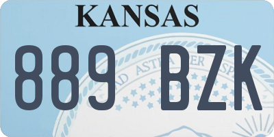 KS license plate 889BZK