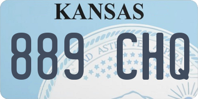KS license plate 889CHQ