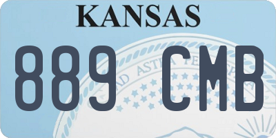 KS license plate 889CMB