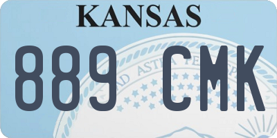 KS license plate 889CMK