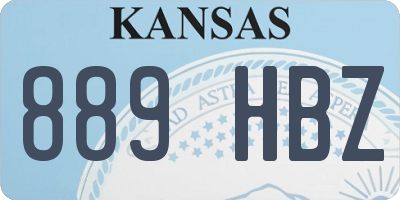 KS license plate 889HBZ
