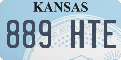 KS license plate 889HTE