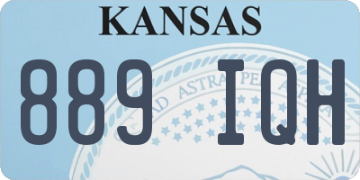 KS license plate 889IQH