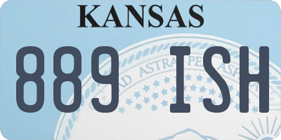 KS license plate 889ISH