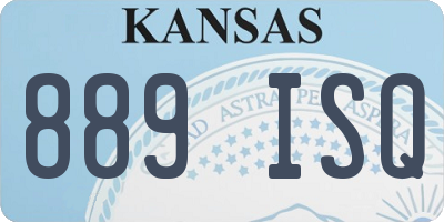 KS license plate 889ISQ