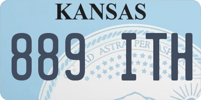 KS license plate 889ITH