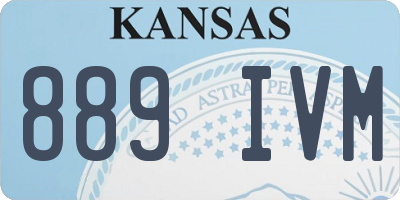 KS license plate 889IVM