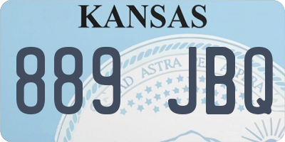 KS license plate 889JBQ