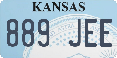 KS license plate 889JEE