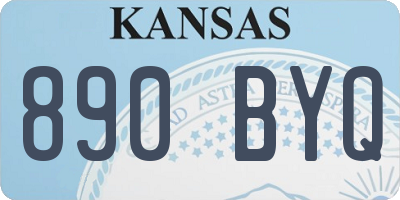 KS license plate 890BYQ