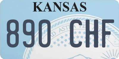 KS license plate 890CHF
