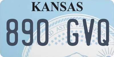 KS license plate 890GVQ