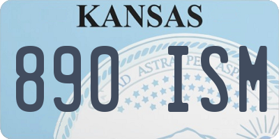 KS license plate 890ISM