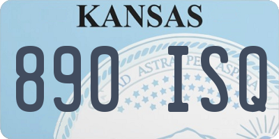 KS license plate 890ISQ
