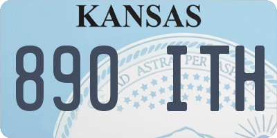 KS license plate 890ITH