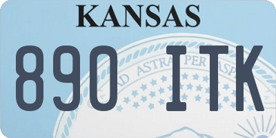 KS license plate 890ITK