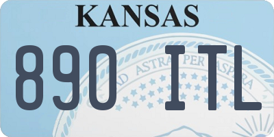 KS license plate 890ITL