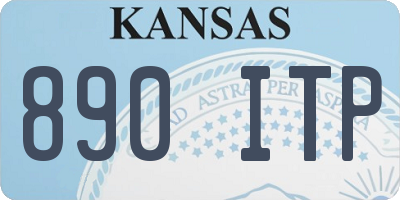 KS license plate 890ITP