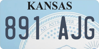 KS license plate 891AJG