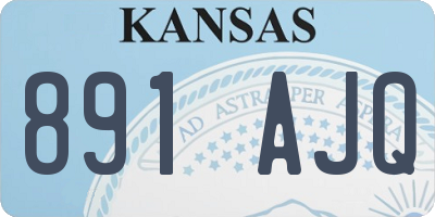 KS license plate 891AJQ
