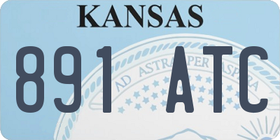 KS license plate 891ATC
