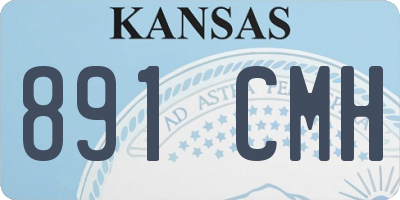 KS license plate 891CMH