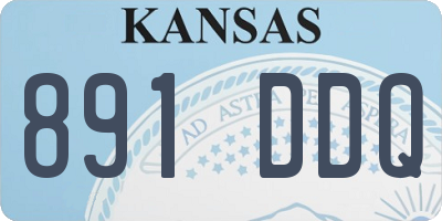 KS license plate 891DDQ
