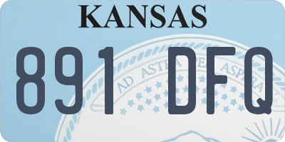 KS license plate 891DFQ