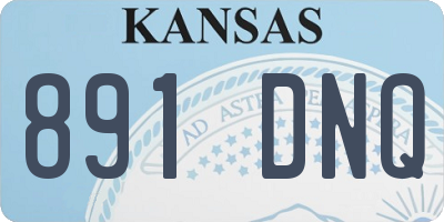 KS license plate 891DNQ