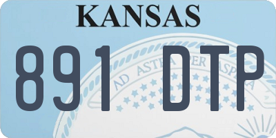 KS license plate 891DTP