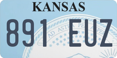 KS license plate 891EUZ