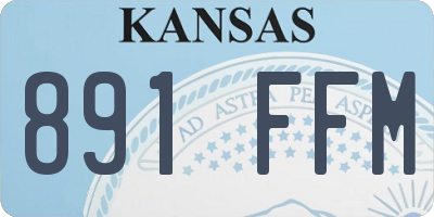 KS license plate 891FFM