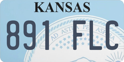 KS license plate 891FLC