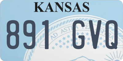 KS license plate 891GVQ