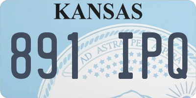 KS license plate 891IPQ