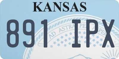 KS license plate 891IPX