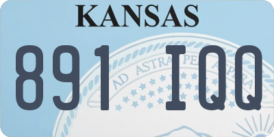 KS license plate 891IQQ