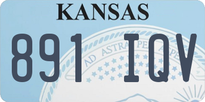 KS license plate 891IQV
