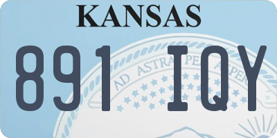 KS license plate 891IQY