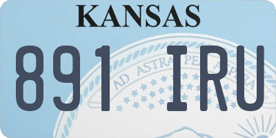 KS license plate 891IRU