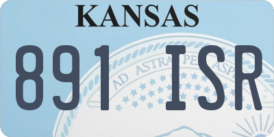 KS license plate 891ISR