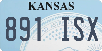 KS license plate 891ISX