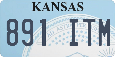KS license plate 891ITM