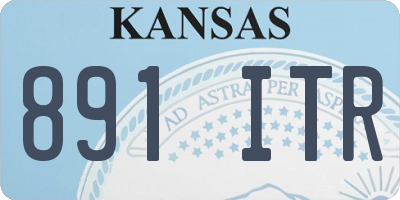 KS license plate 891ITR