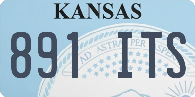 KS license plate 891ITS
