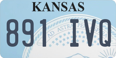 KS license plate 891IVQ