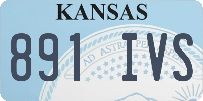 KS license plate 891IVS